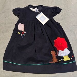 NWT Bella Bliss Navy Bennett Dress - 2T